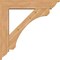 Ekena Millwork Legacy Traditional Smooth Bracket w/ Offset Brace, Western Red Cedar, 7 1/2"W x 38"D x 38"H BKT0806X38X38LEC01SWR - alternate 3